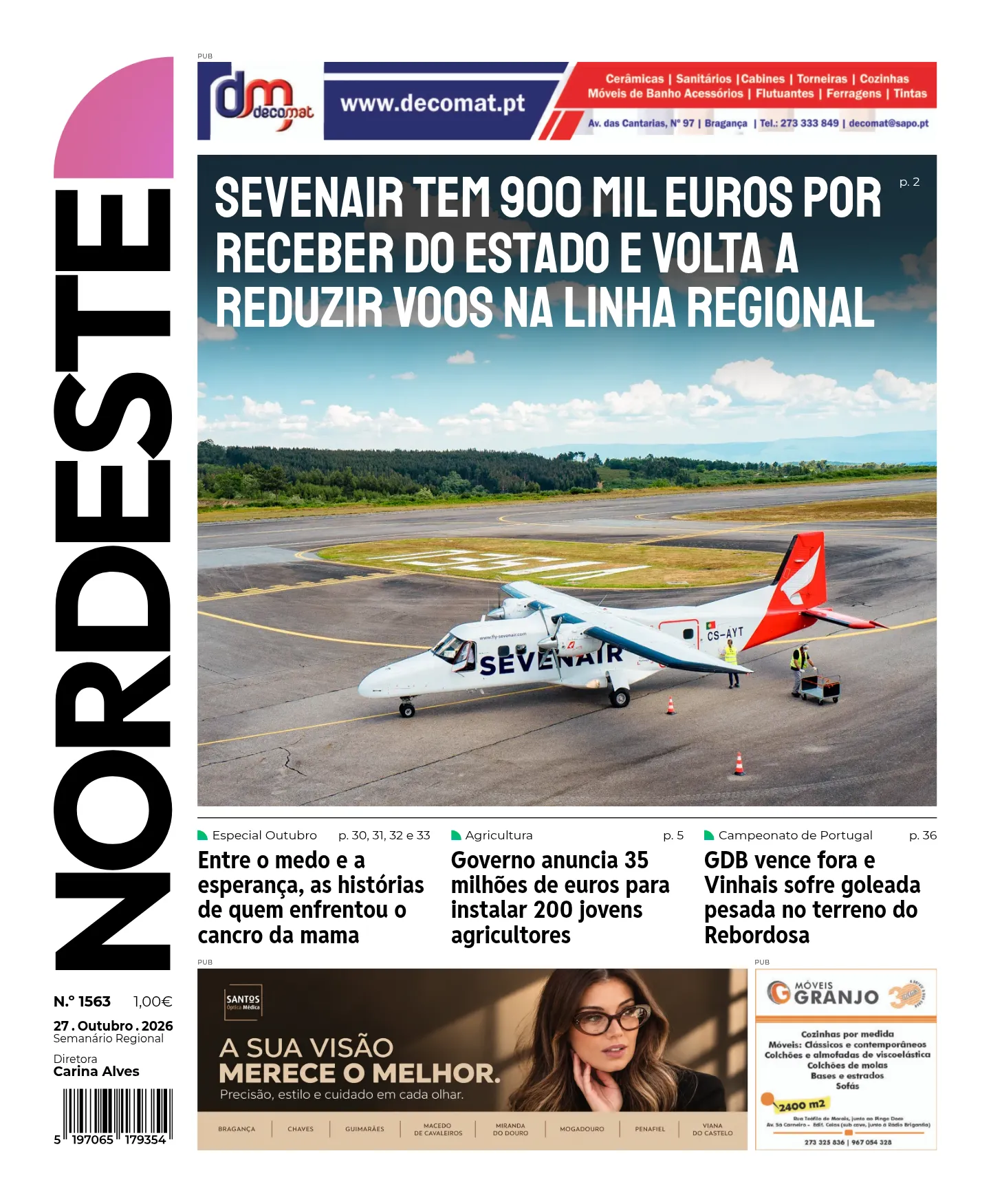 Capa da edição N.º 1563 de 27.10.2026