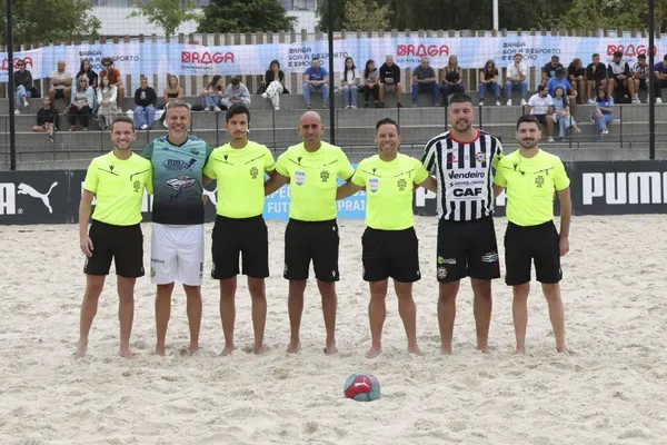 Árbitro da AF Bragança na Final do Campeonato Nacional de Futebol de Praia