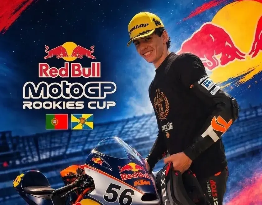 Piloto Brigantino selecionado a participar nas provas de seleção da Red Bull MotoGP Rookies Cup