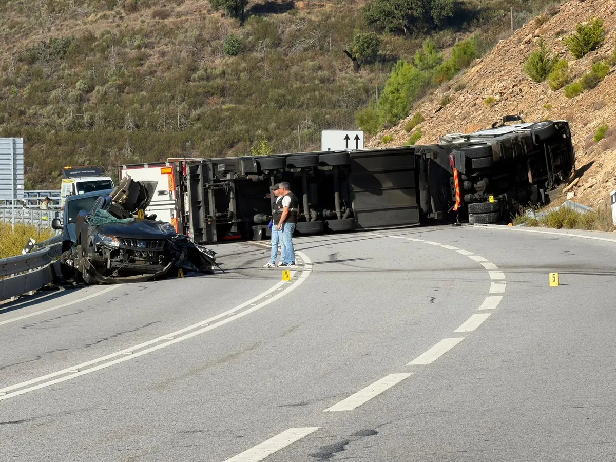 Despiste de camião mata jovem no IC5
