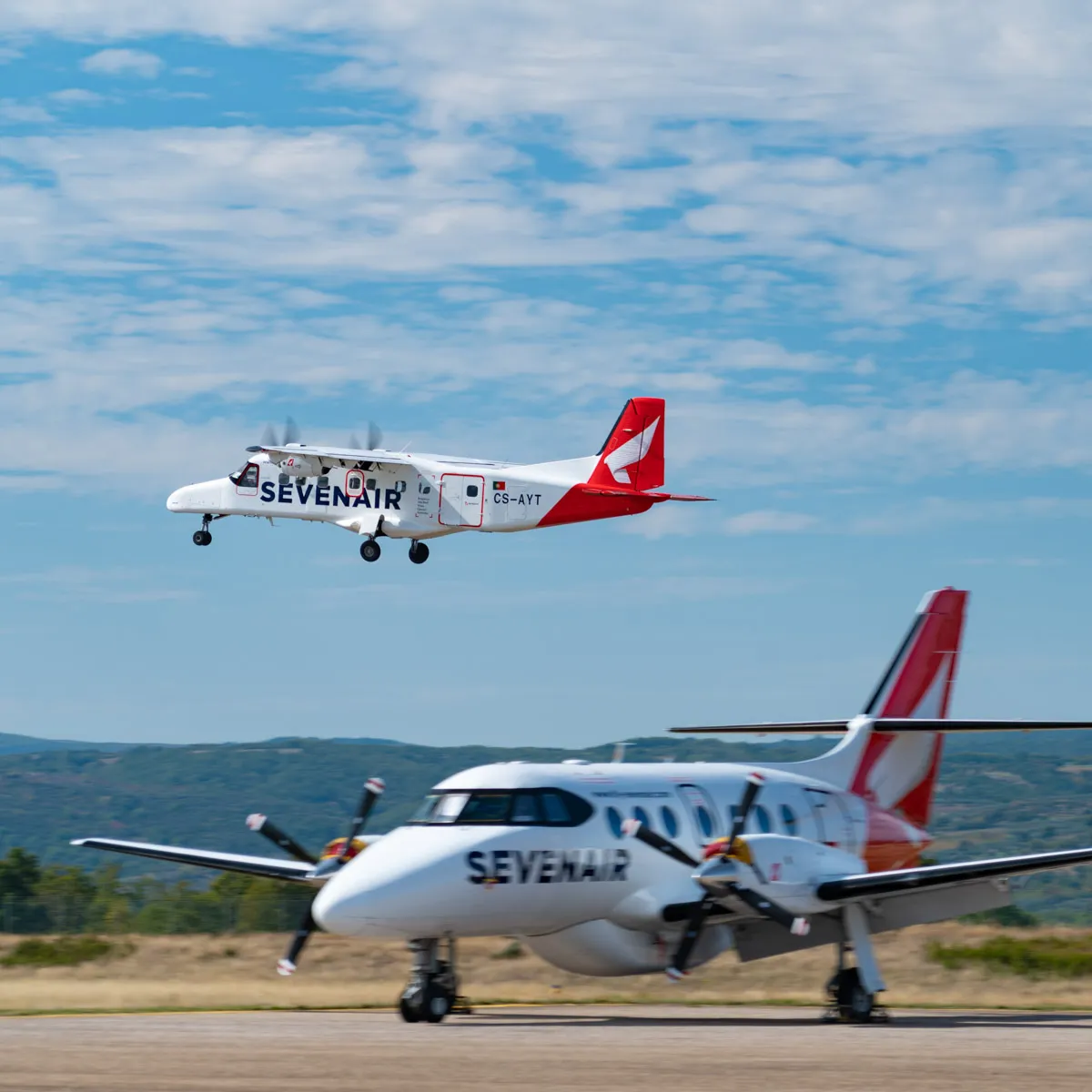 A Sevenair faz a ligação aérea Bragança - Portimão desde 2009