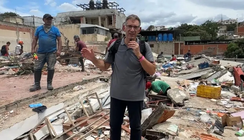 Jornalista brigantino conta ao mundo a tragédia vivida na Venezuela