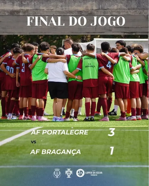 Seleção sub-14 de Bragança termina Torneio Lopes da Silva no 16.º lugar na Série F da Liga de Prata