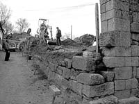 Muralha carregada de História