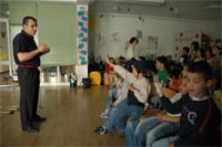 Bombeiros vão às escolas