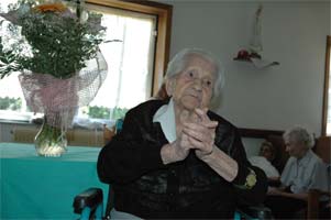 Copo de vinho aos 106 anos