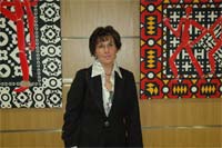 Pintura retrata ritmos africanos