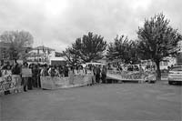 Estudantes em greve pela igualdade