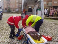 Simulacro no Colégio