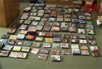 DVDs e CDs apreendidos