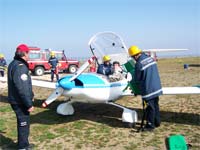 Simulacro no aeródromo