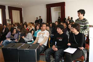 Jovens na Assembleia da República