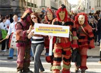 Vinhais brilha no desfile da Máscara Ibérica