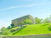 Castelo de Miranda em obras
