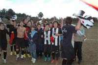 Festa rija em jogo grande