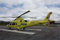 Macedo aplaude helicóptero
