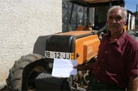 Tractor na auto-estrada
