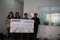 Santos Mártires recebe donativo