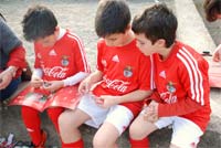 Os cromos da bola têm caderneta