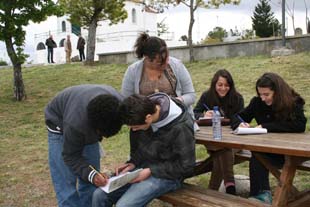 Estudantes pintam S. Bartolomeu