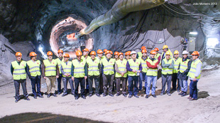 Autarcas visitaram obras da barragem de Foz Tua