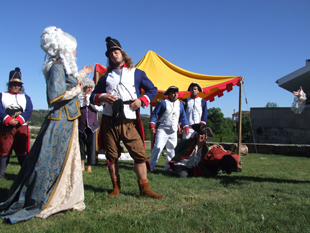 Recriação histórica atrai visitantes