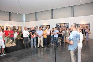 Exposição criativa na Casa da Cultura