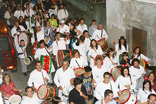 Enchente na festa de Nª Sª do Amparo