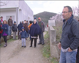 População em protesto