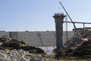 Barragem de Veiguinhas na recta final