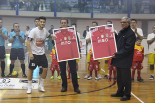 Jogo Solidário junta Pizzi e Arnaldo Pereira