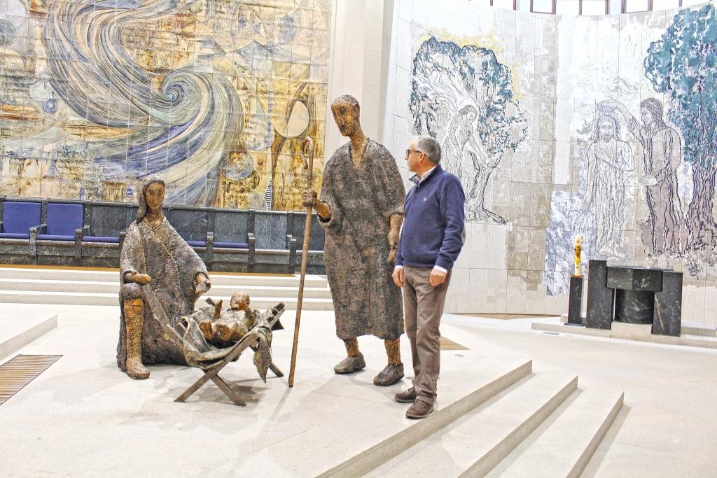 Presépio da Escola Emídio Garcia no Natal da Catedral de Bragança