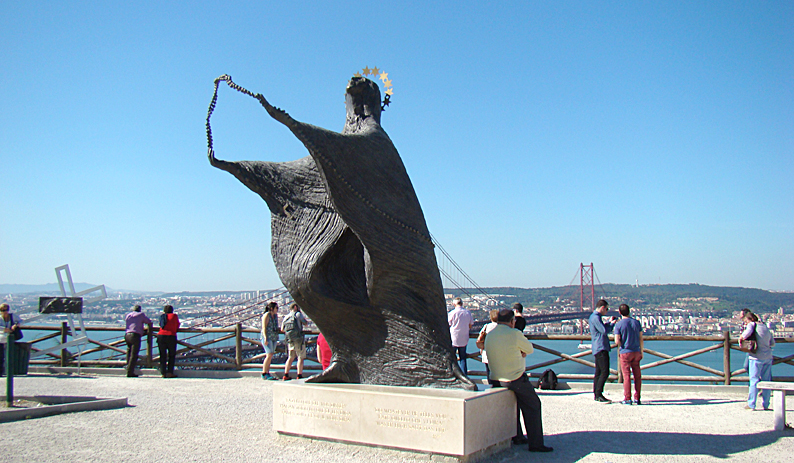 A família visitou a capital