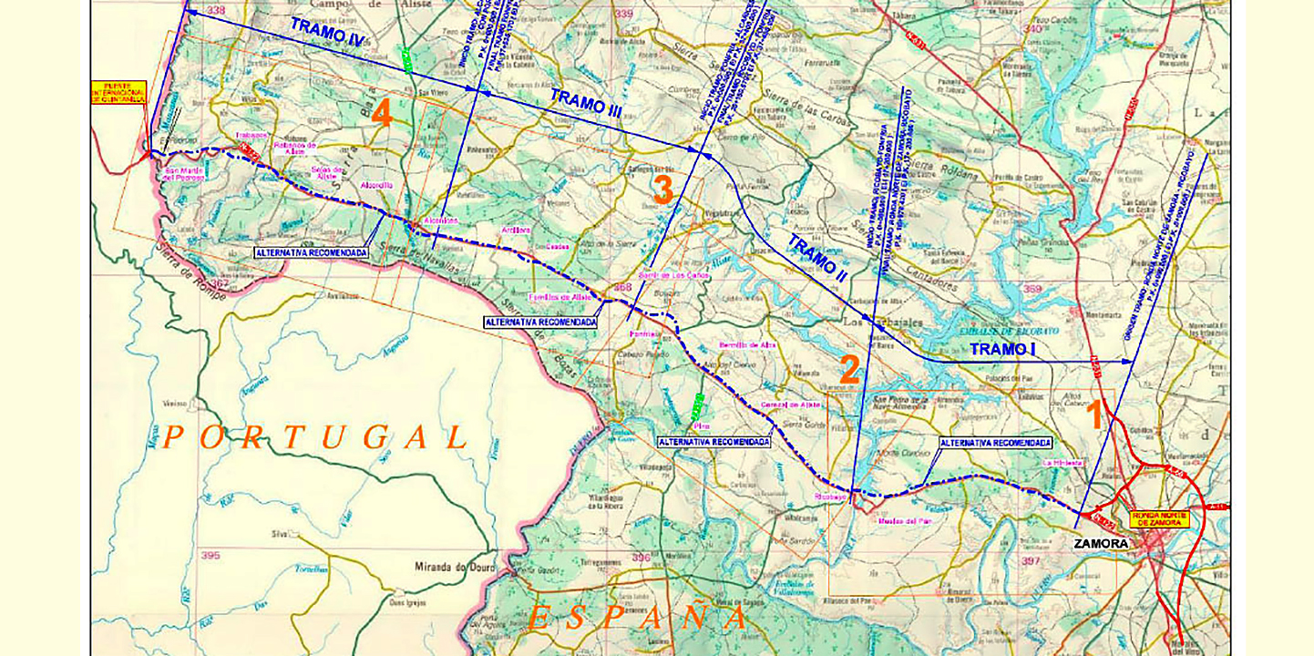 Projecto da auto-estrada entre Quintanilha e Zamora desbloqueado