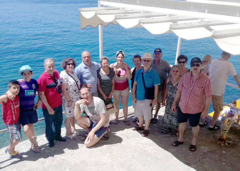 A família gozou férias em Benidorm