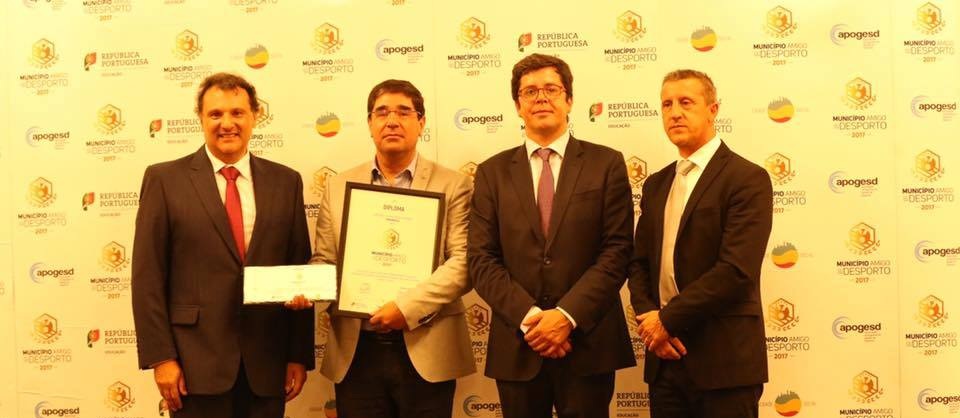 Mirandela recebe prémio de “Município Amigo do Desporto 2017”