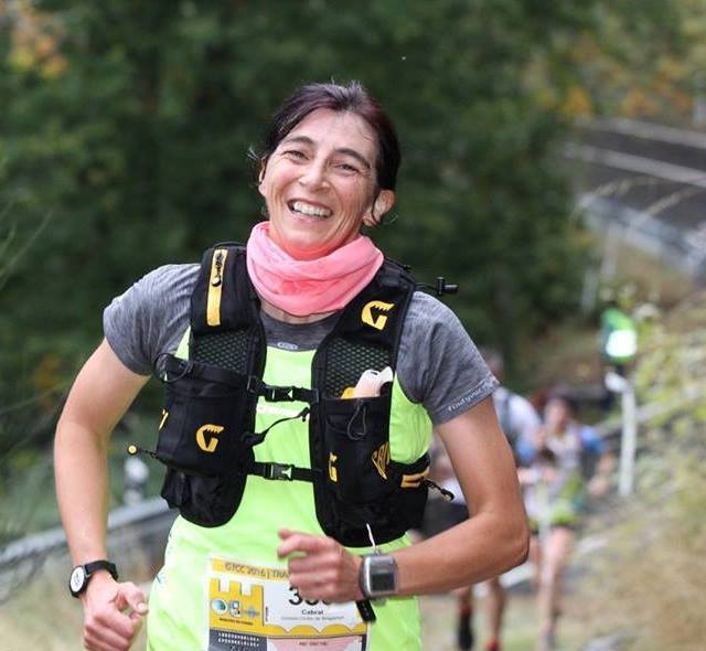 Sandra Cabral no pódio em Ferreira do Zêzere
