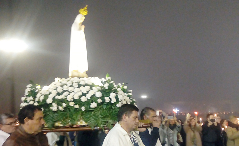Em Fátima no encerramento do centenário