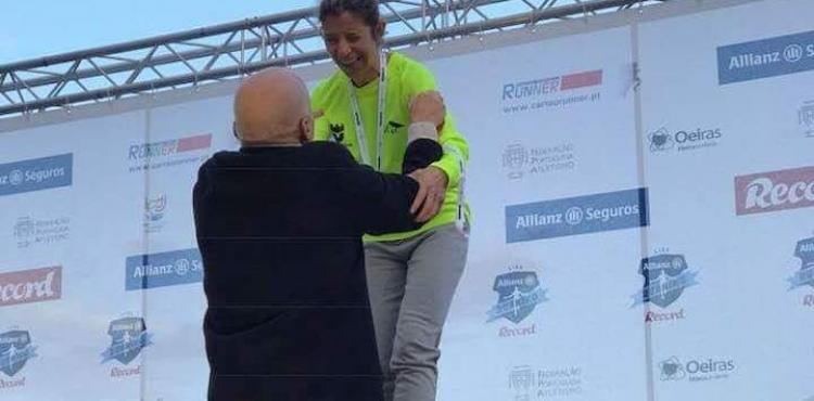 Lucinda Moreiras é vice-campeã nacional de Corrida de Montanha