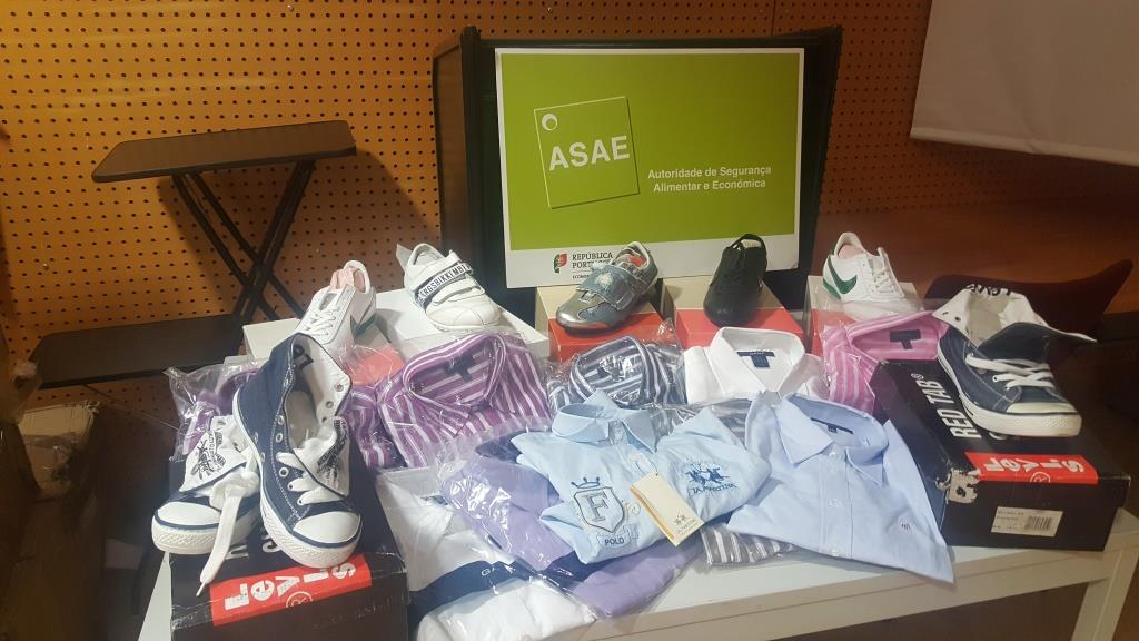 Artigos apreendidos pela ASAE para instituição de Argozelo