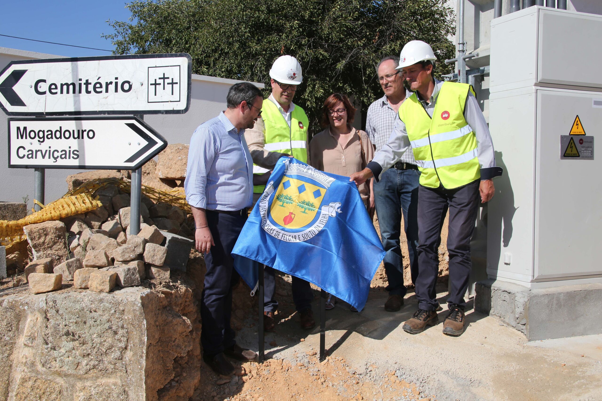 Posto de transformação requalificado no Souto da Velha