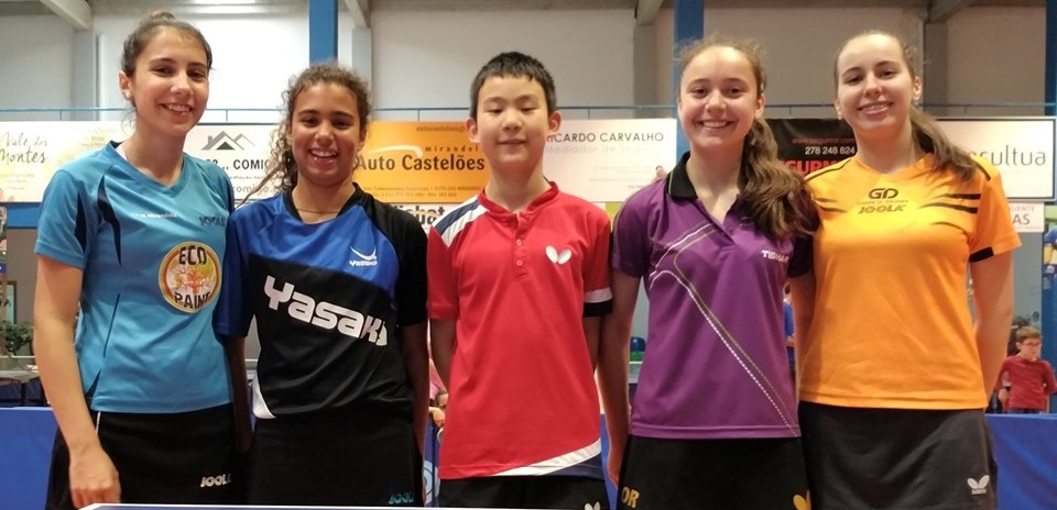 Cinco atletas de Mirandela convocados para o Europeu de Jovens de Ténis de Mesa