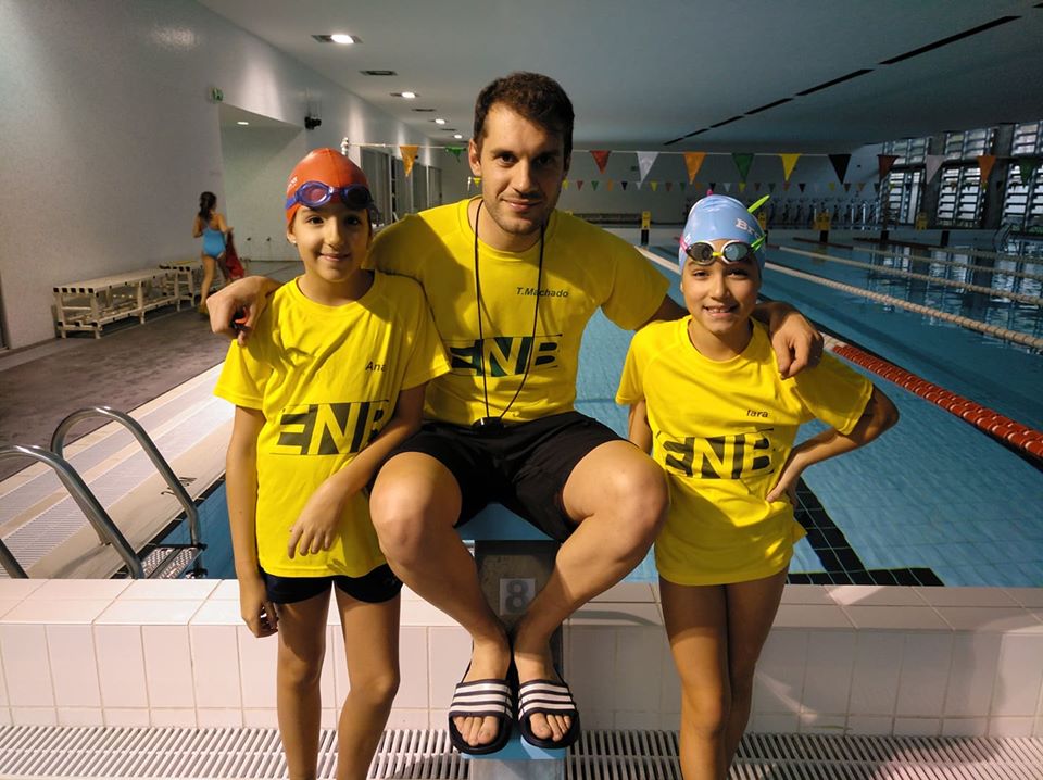 Brigantinas no estágio da Associação Regional de Natação do Nordeste