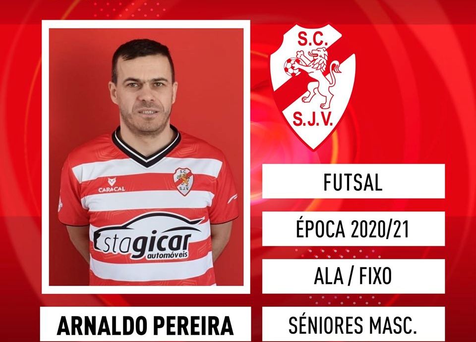 Arnaldo Pereira é reforço do Sporting Clube São João de Ver