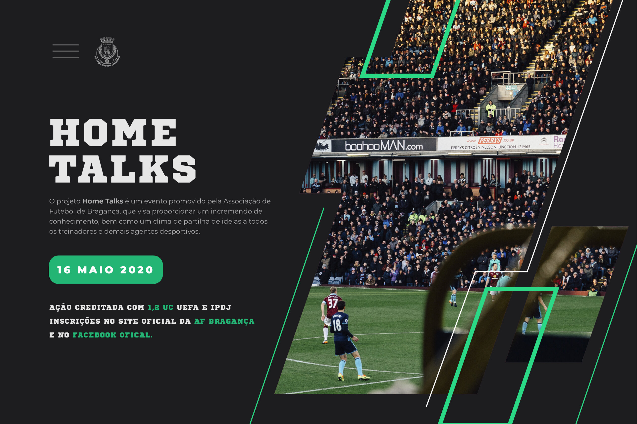 Associação de Futebol de Bragança lança iniciativa “Home Talks”