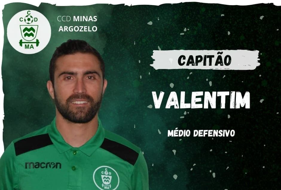 Valentim capitão por mais uma época