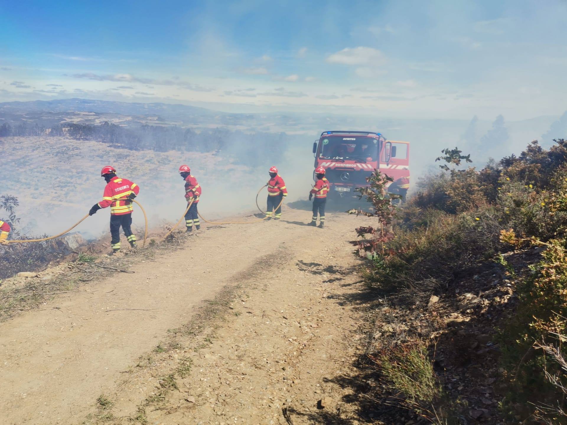 Mais de 800 operacionais testam resposta a grande incêndio no distrito