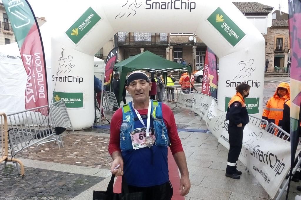 Eduardo Medeiros no pódio em Alcanices