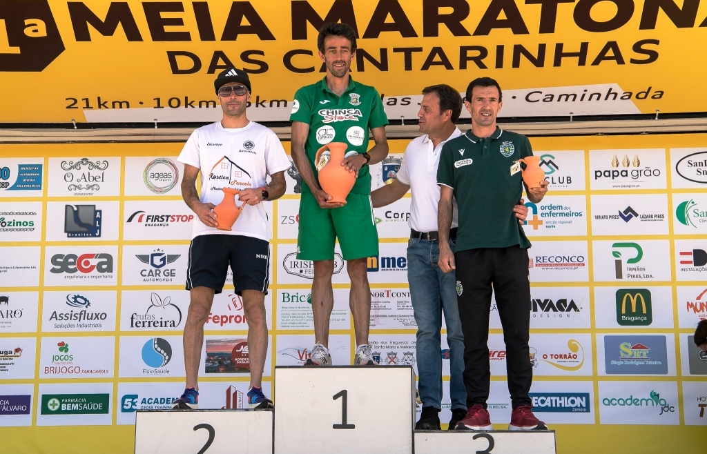 Rui Muga e Carla Martinho vencem Meia Maratona das Cantarinhas em Bragança