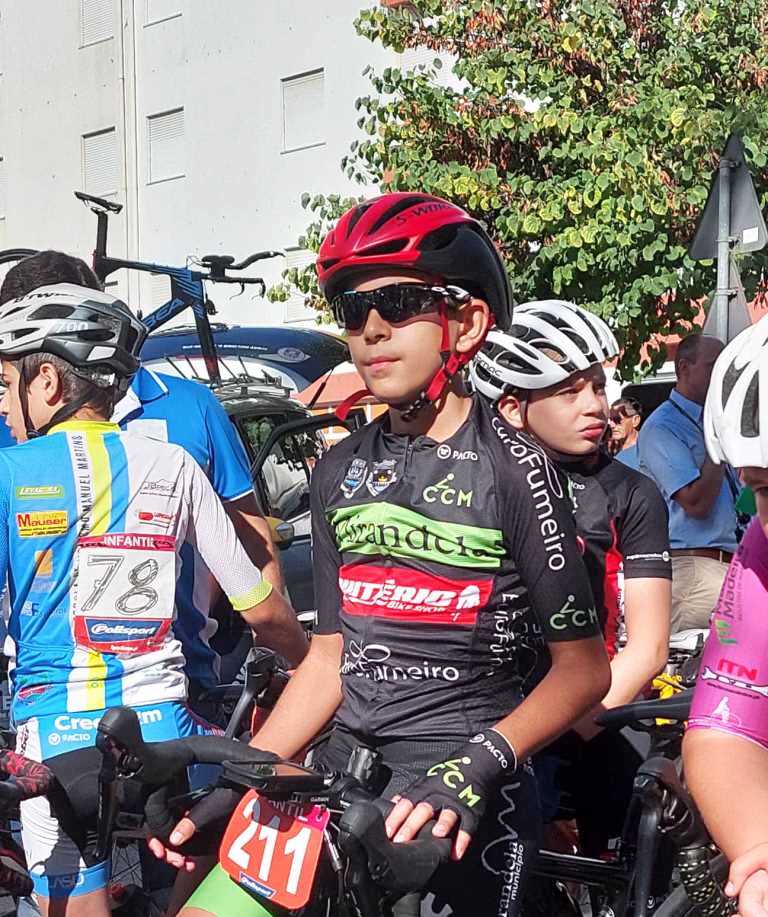 Martim Quitério em Almeirim no Encontro Nacional de Escolas de Ciclismo